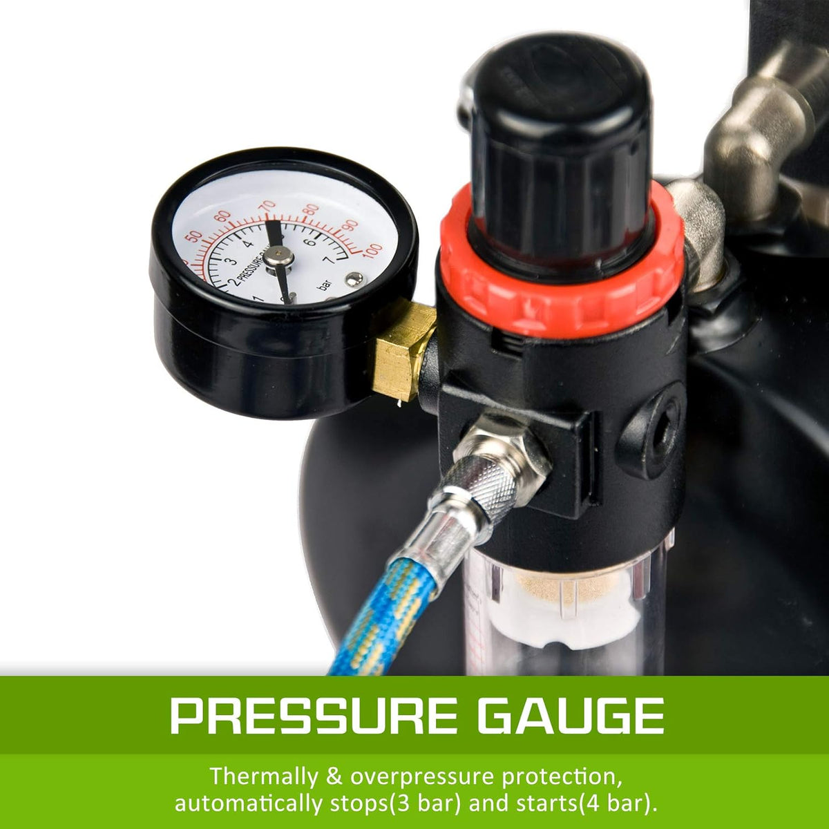 Air Brush Compressor For Spray 1/6Hp 3L