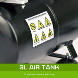 Air Brush Compressor For Spray 1/6Hp 3L