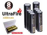 18650 Rechargeable Batteries 8pcs
