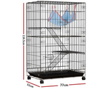 3 Level Rabbit Bird Cage Ferret Parrot Aviary Cat Rat Aviary Budgie Hamster Pet Cages Castor XL