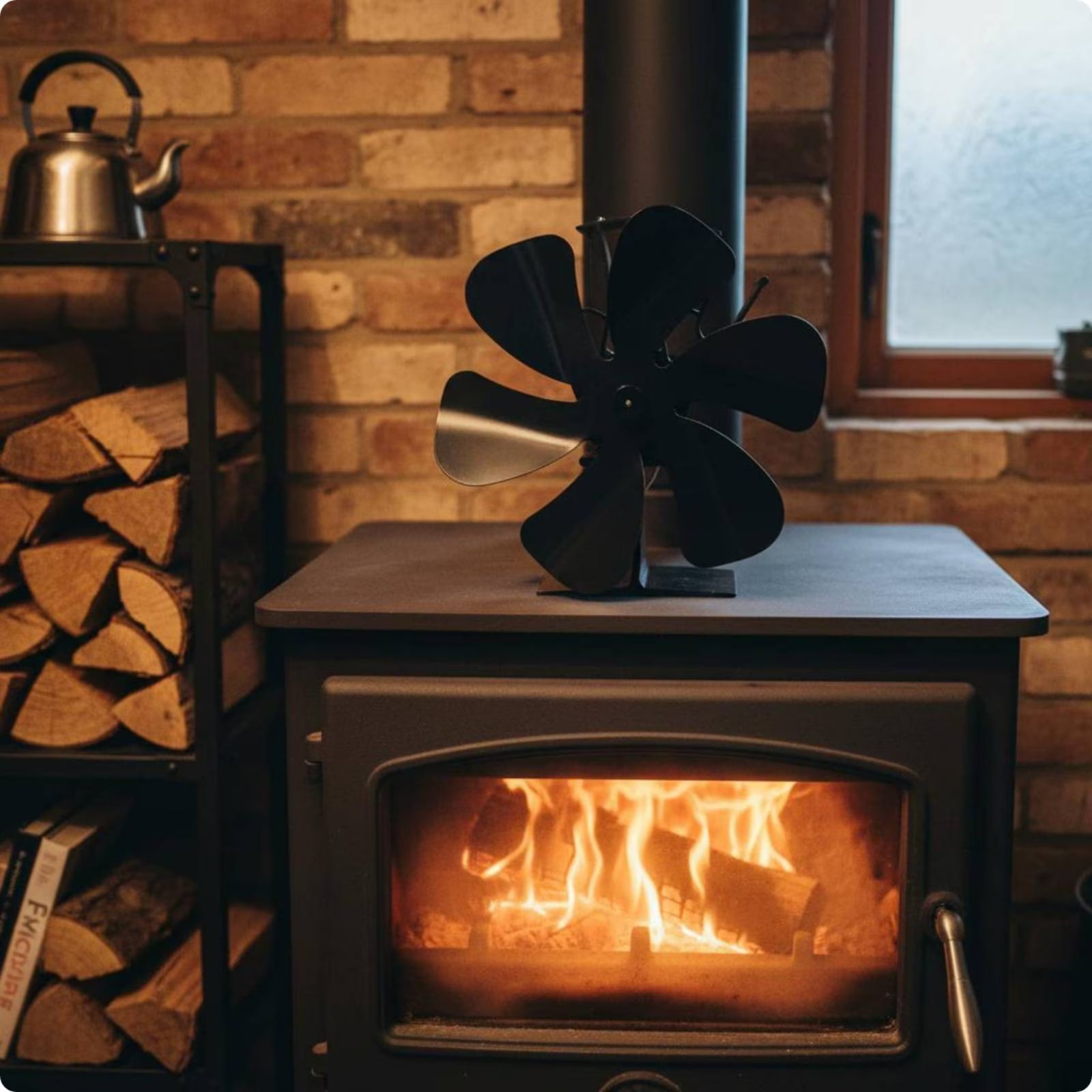Stove Fan Heat Powered Stove Fan