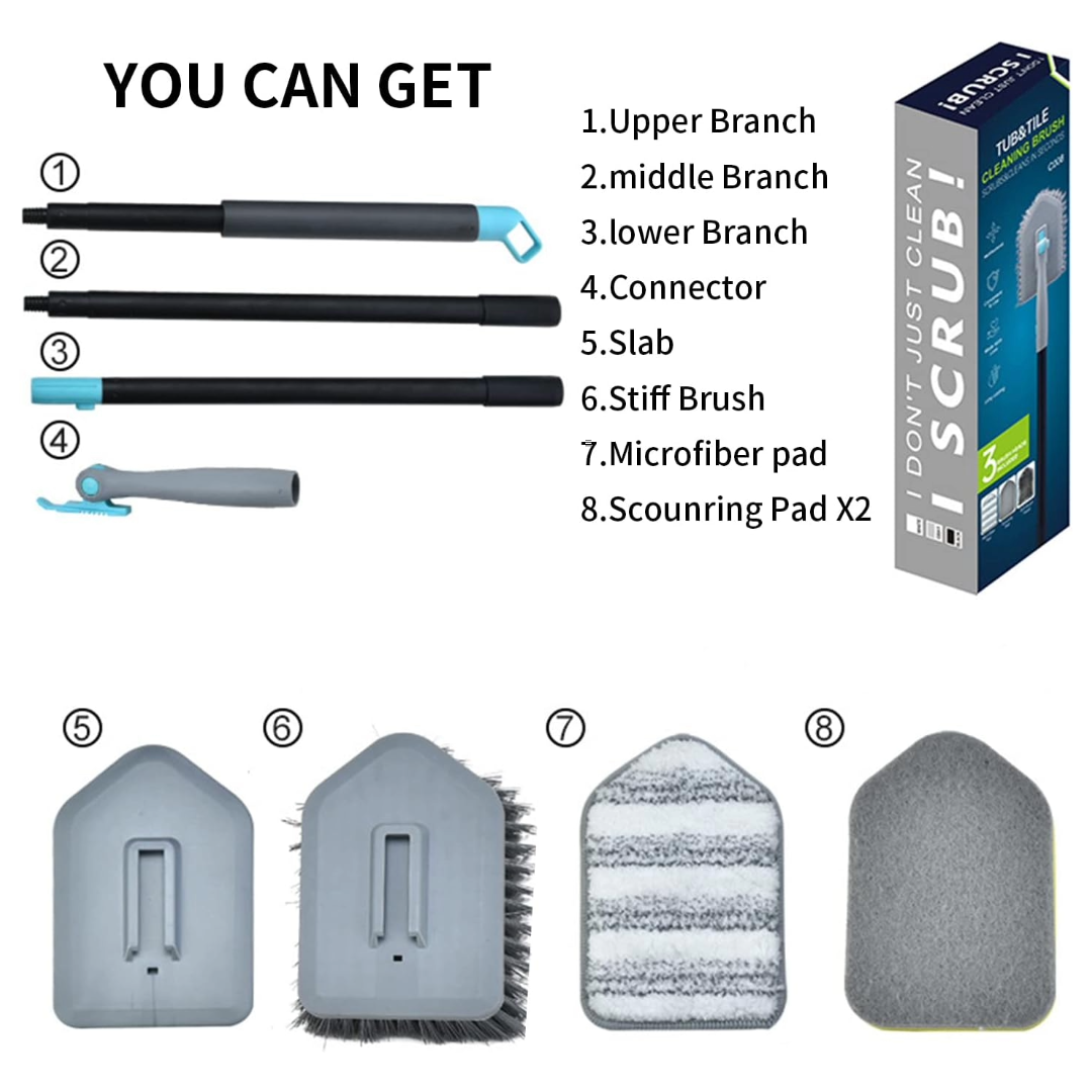 3 in 1 Shower Cleaning Brush
