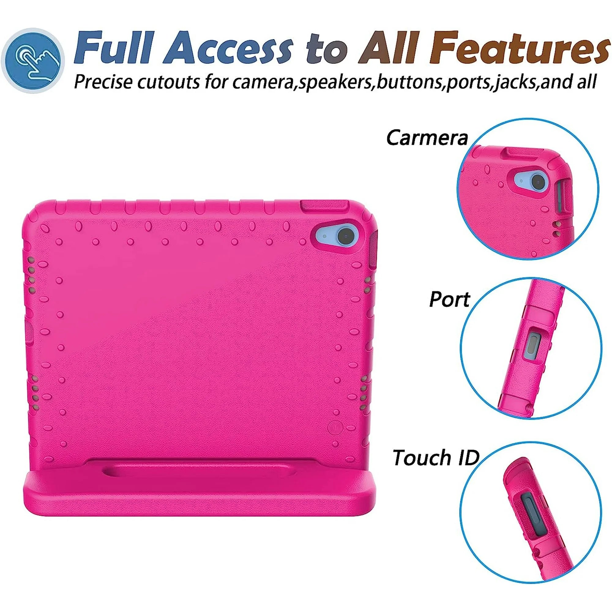 iPad 10.9" Case (10th Gen 2022), iPad 11 (A16 2025) EVA Kids School