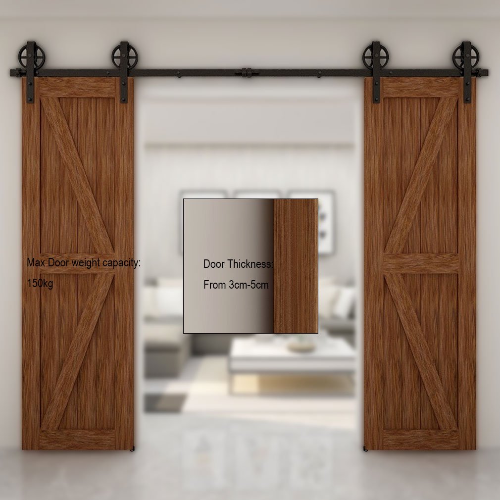 4m Sliding Barn Door Hardware Kit