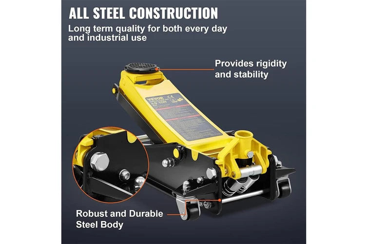 Heavy-Duty 2.5 Ton Hydraulic Floor Jack