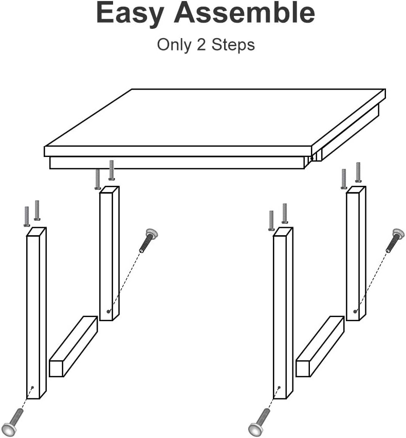 Sturdy Computer Desk Office Table (Teak)