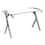 140cm Gaming Desk Table Computer Desk Wireless Charger