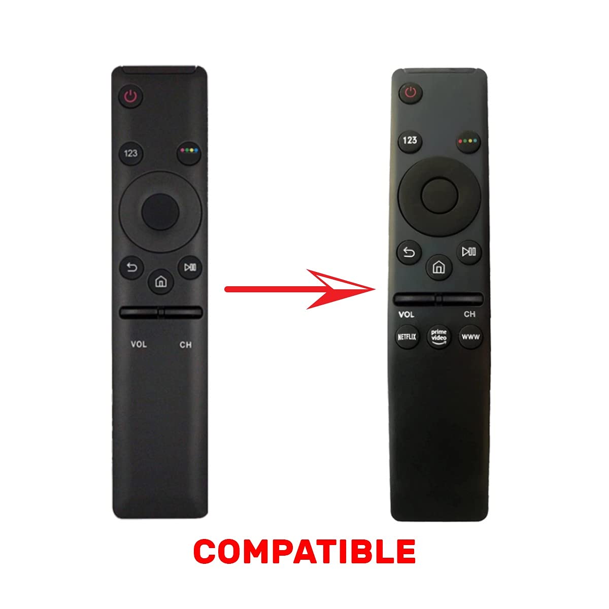 Replacement Remote compatible with Samsung Tv Remote Replacement Samsung Remote