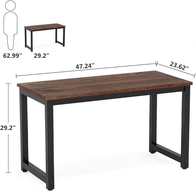 Sturdy Computer Desk Office Table (Teak)