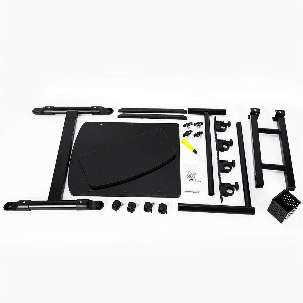 Laptop Table Desk Stand Adjustable Black