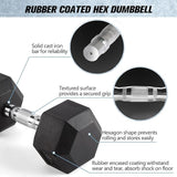 Hexagonal Dumbbell Hex Set 20Kg Each