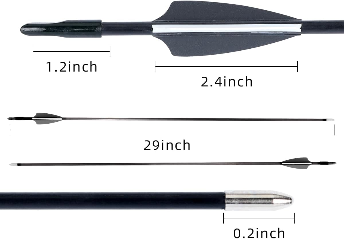 Hunting Archery Arrows (12 Arrows)