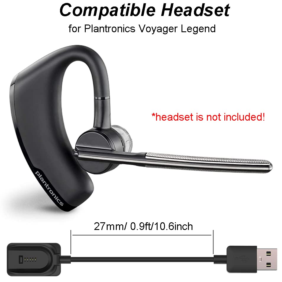 Charger Cable for Plantronics Voyager Legend Replacement