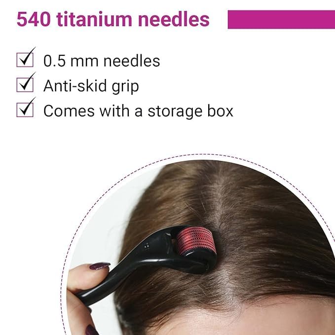 Micro Needling Derma Roller For Women and Men 0.5mm