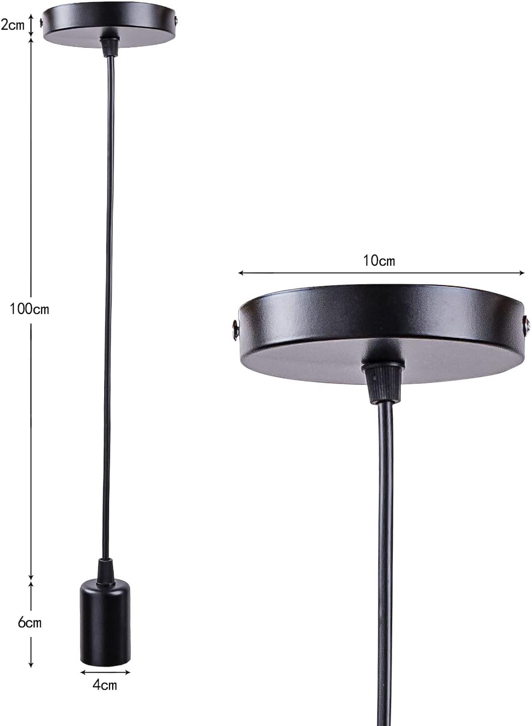 E27 Lamp Sockets With Cable, Cord Pendulum, Pendant Lamp