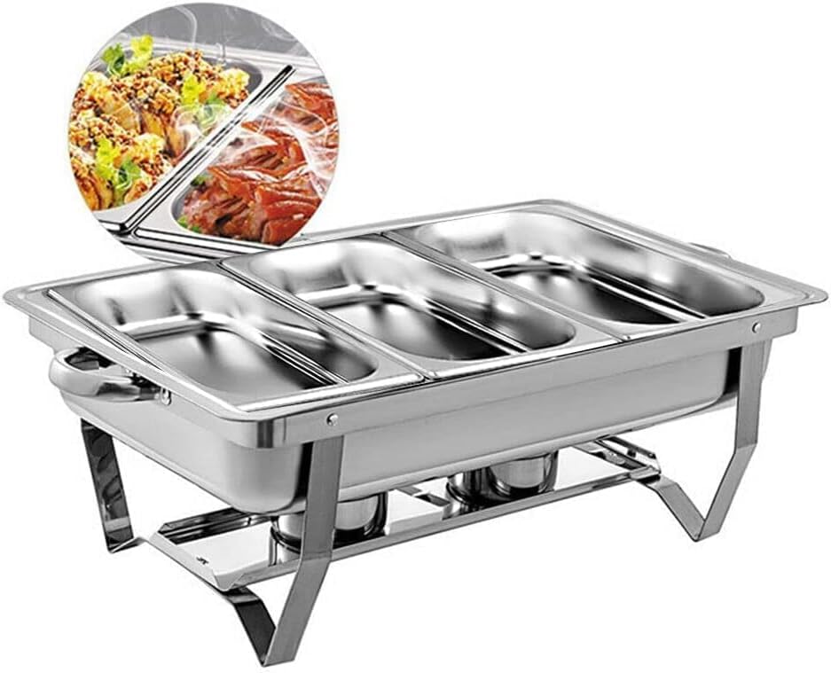 Chafing Dish Catering Set – 11L Food Warmer Pan