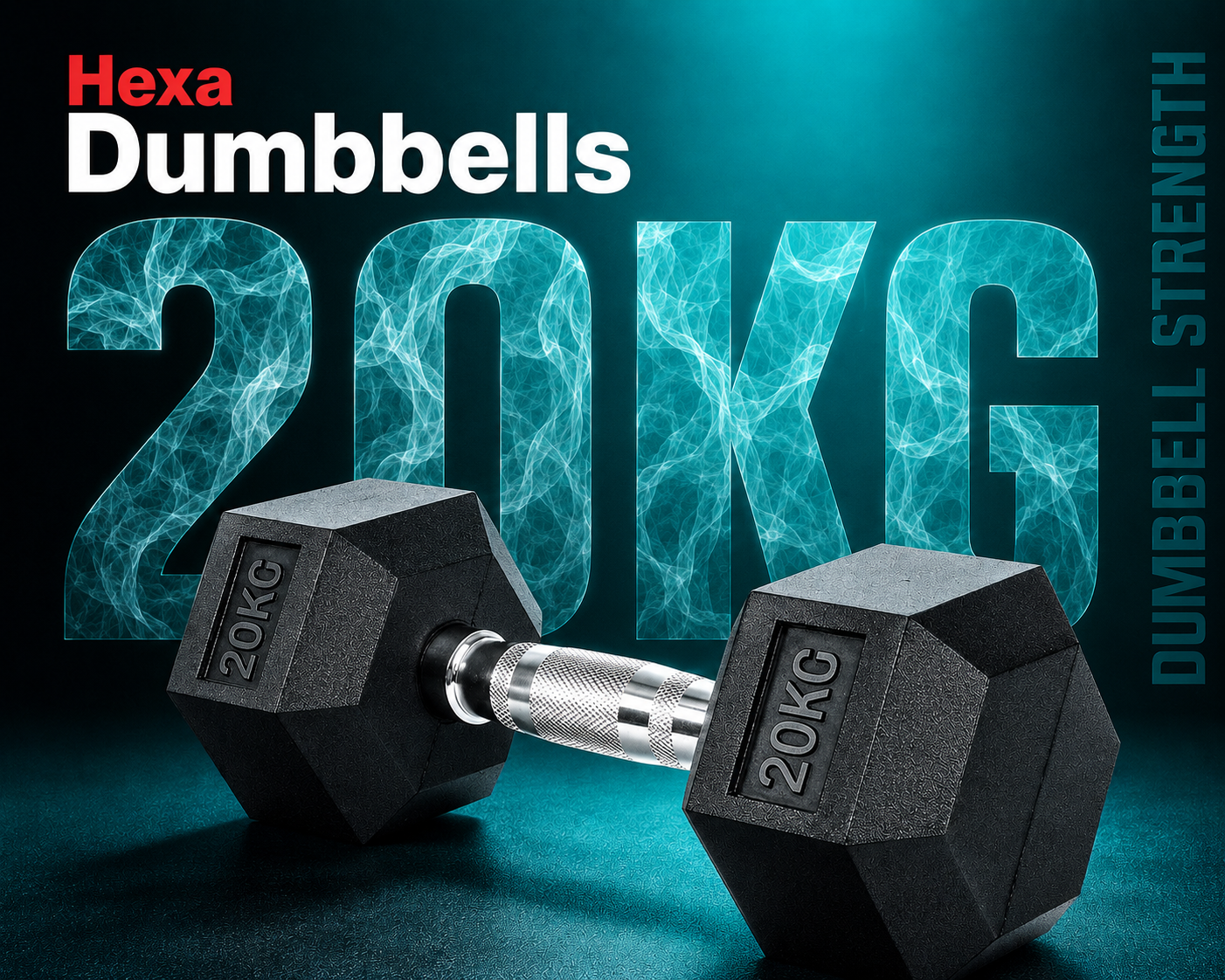 Hexagonal Dumbbell Hex Set 20Kg Each
