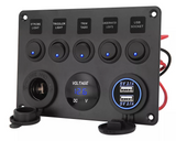 5 Gang Rocker Switch Panel