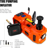 5Ton 12V Car Electric Hydraulic Floor Jack Lift + Impact Wrench Kit Box 3 in 1