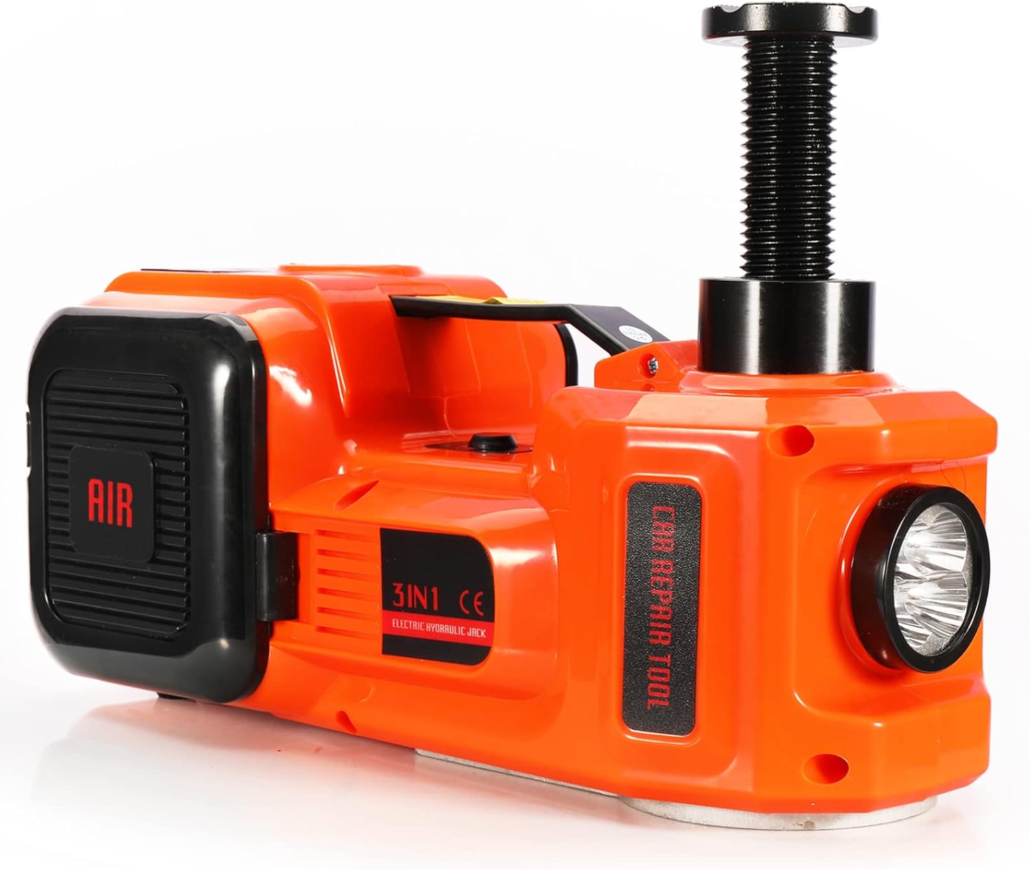 5Ton 12V Car Electric Hydraulic Floor Jack Lift + Impact Wrench Kit Box 3 in 1