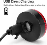 Bike Taillight - USB Rechargeable Cycling Saddle Rear Light for Safety