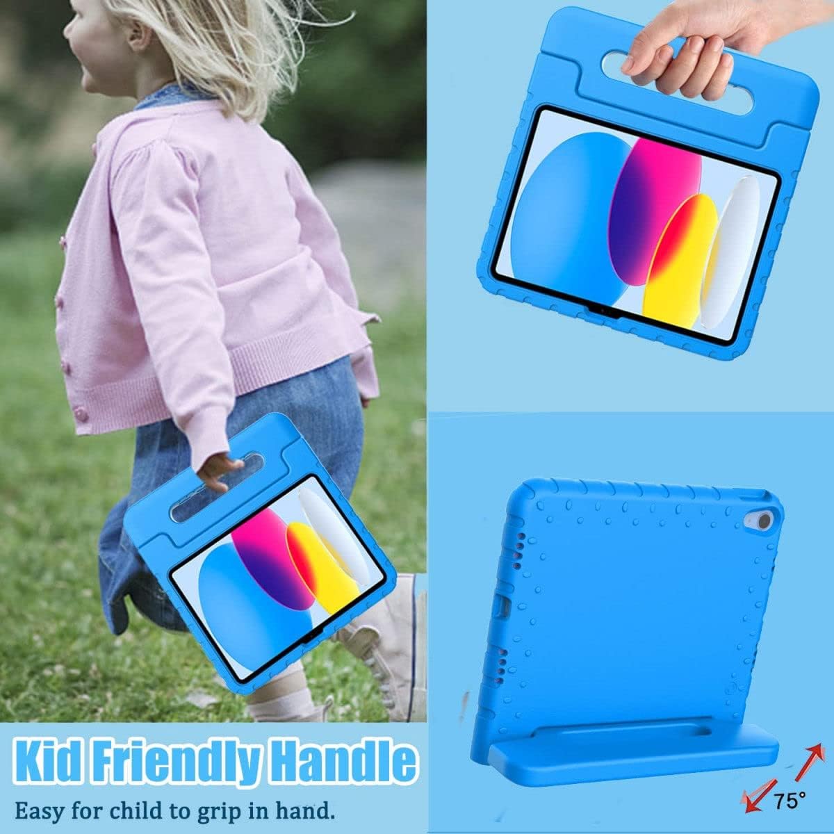iPad Pro 9.7" Foam Case Air 1 Air 2 2016 2017 2018 5/6/7 Gen
