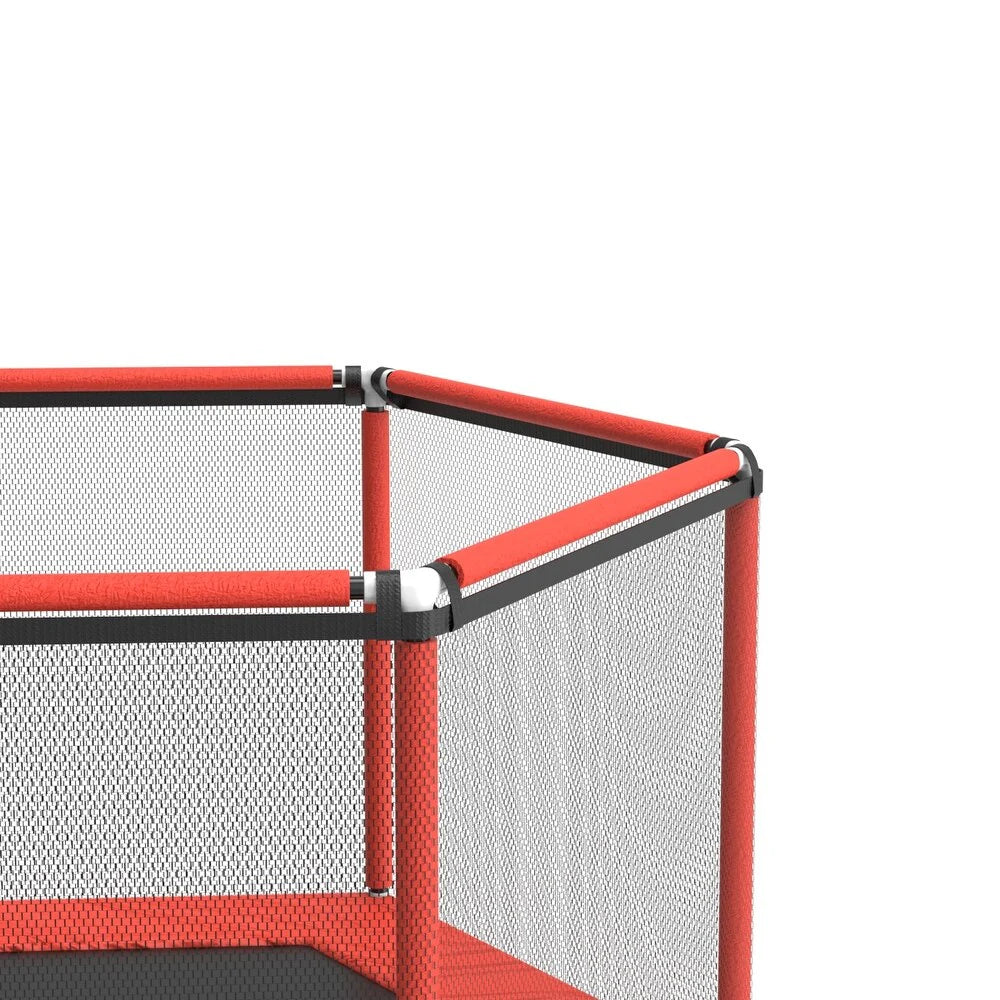 Kid Mini Trampoline for Indoor-Outdoor (Black & Grey)