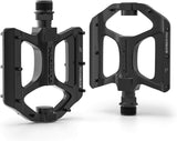 Mountain Bike Pedals LED Pedals Bicycle Flat Pedals (Black)