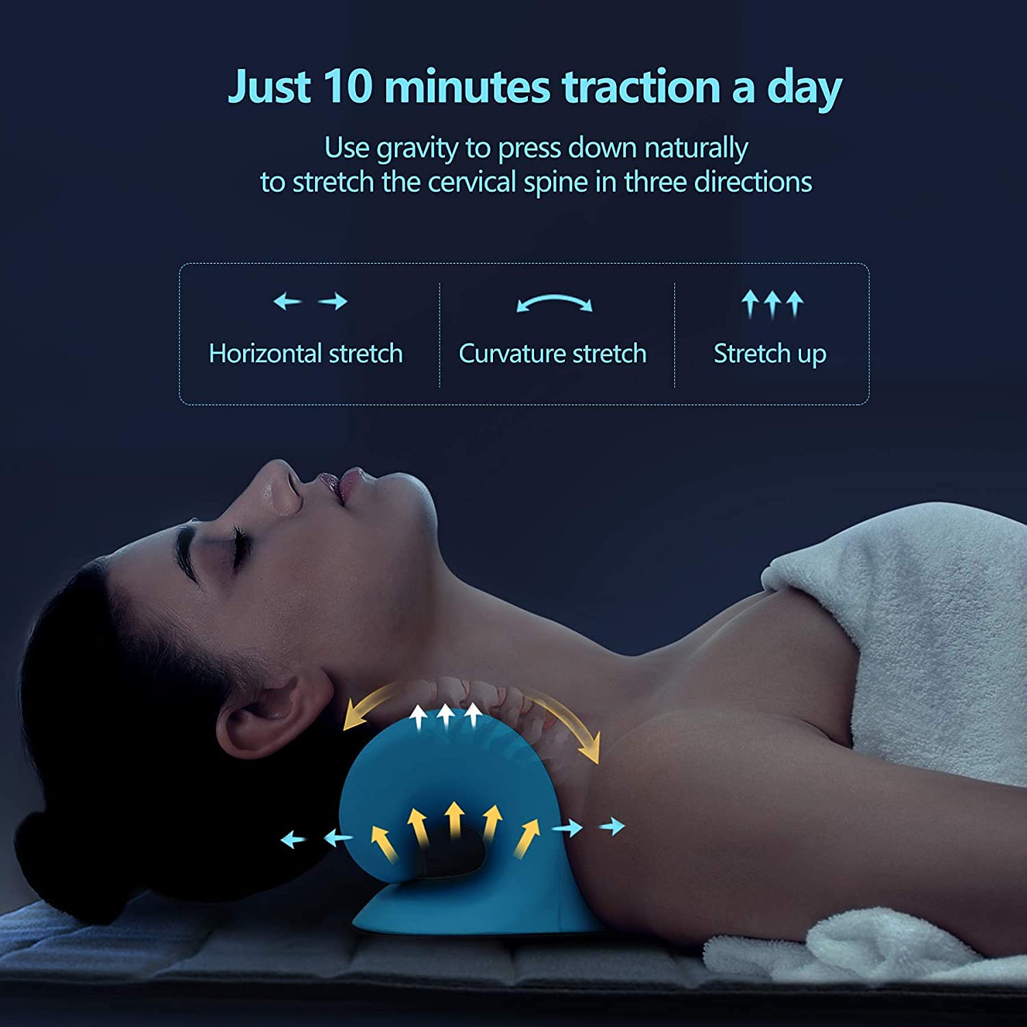 Neck and Shoulder Relaxer Pillow Cervical Traction
