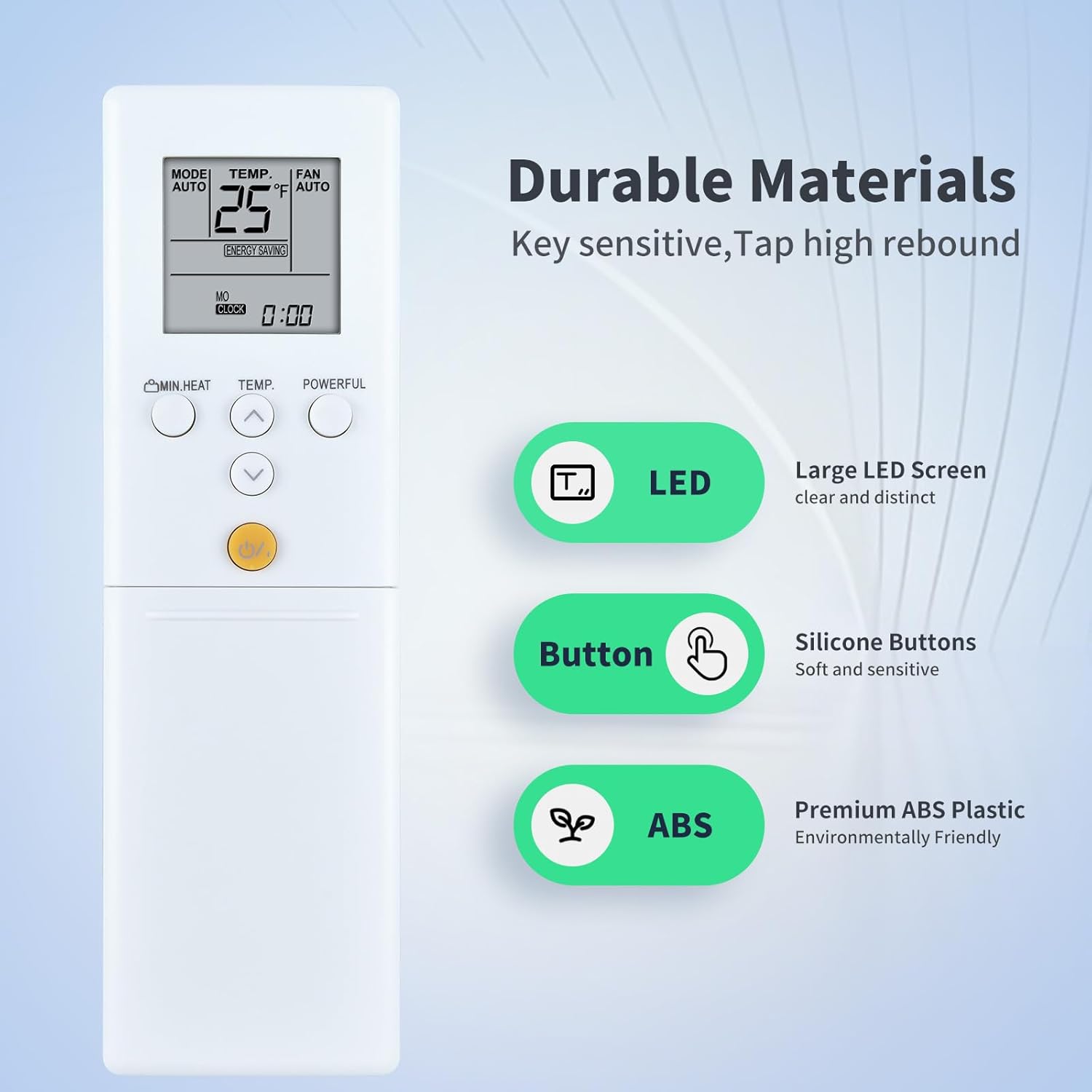 Fujitsu Air Conditioner Heat Pump Replacement Remote Control