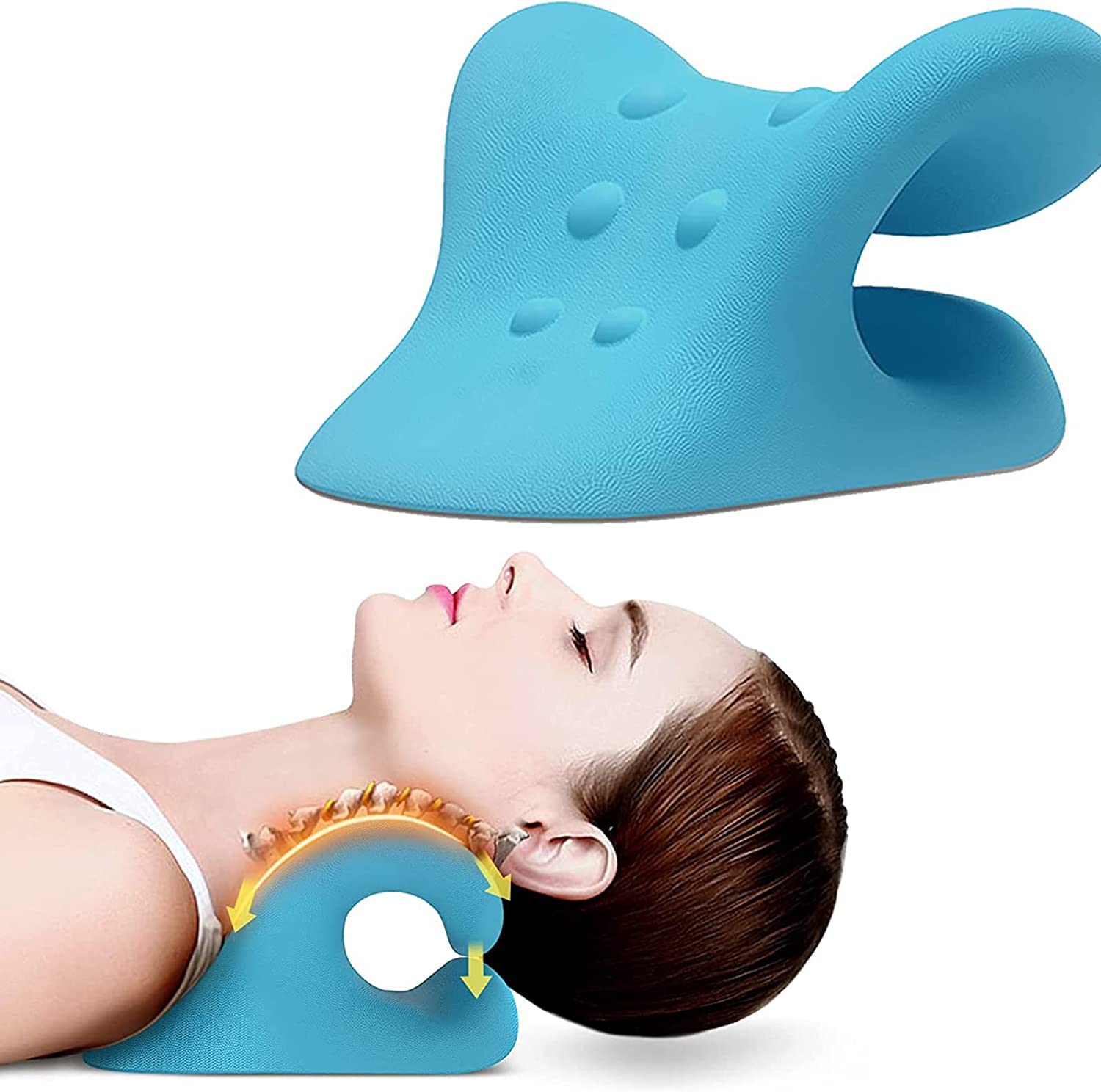 Neck and Shoulder Relaxer Pillow Cervical Traction
