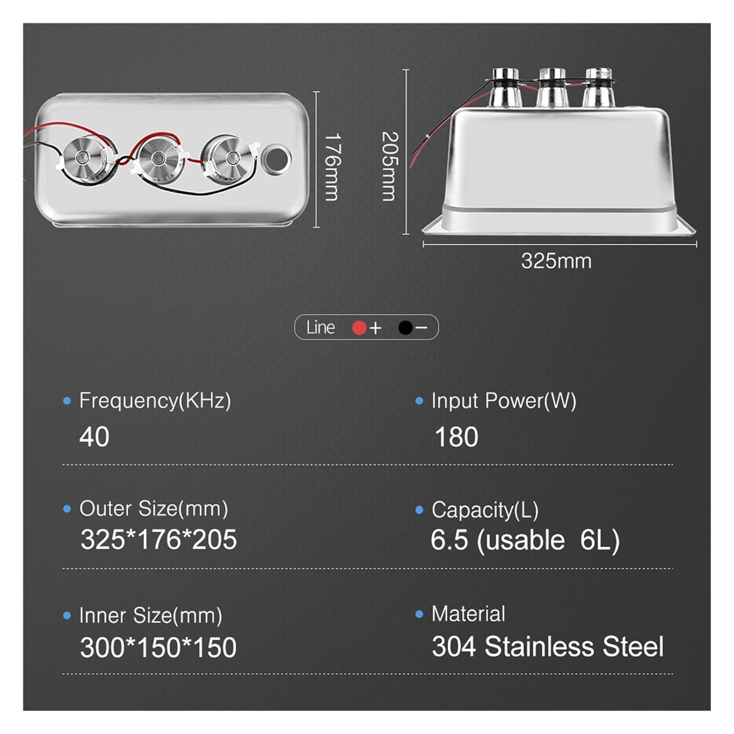 Ultrasonic Cleaner 6.5L