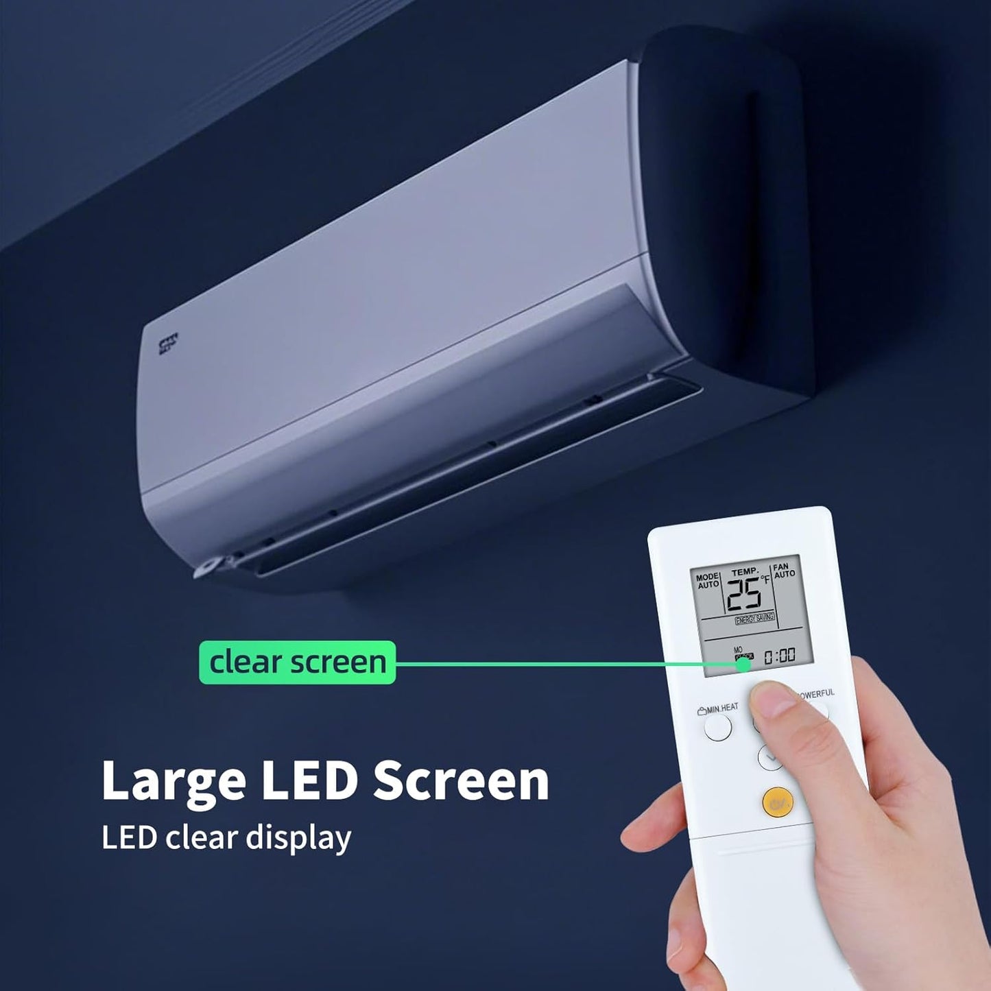 Fujitsu Air Conditioner Heat Pump Replacement Remote Control