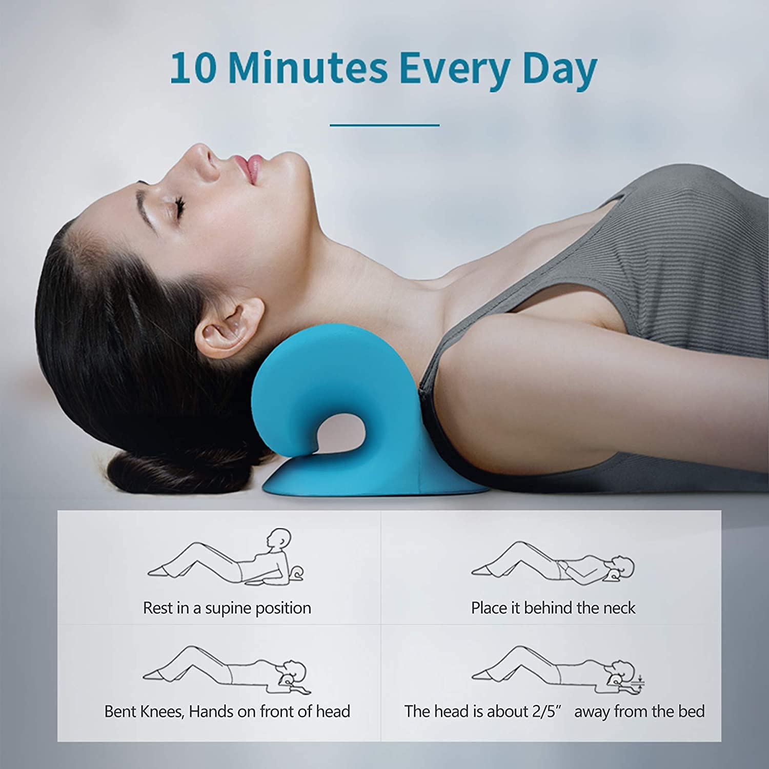 Neck and Shoulder Relaxer Pillow Cervical Traction