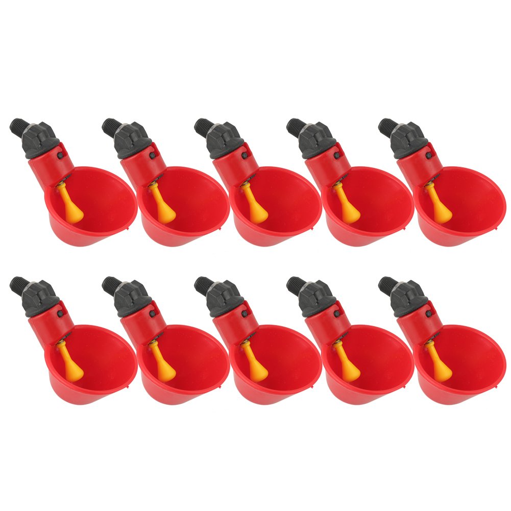 10pcs Automatic Chicken Waterer Cups | Chicken Water Feeder