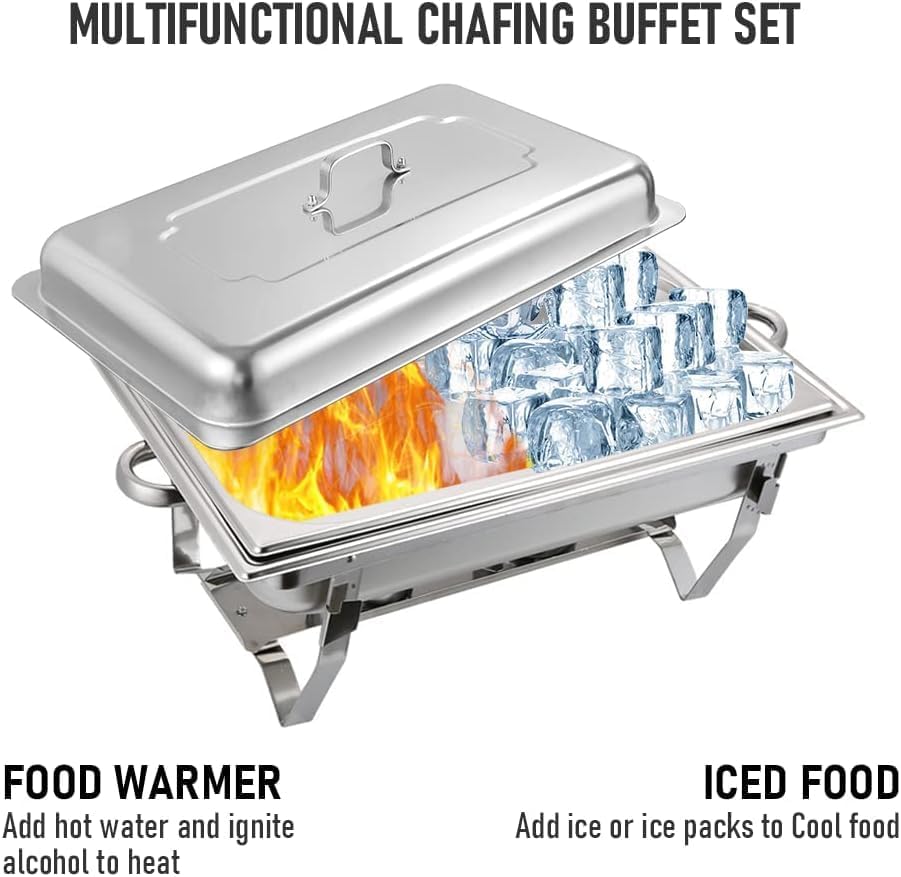 Chafing Dish Catering Set – 11L Food Warmer Pan