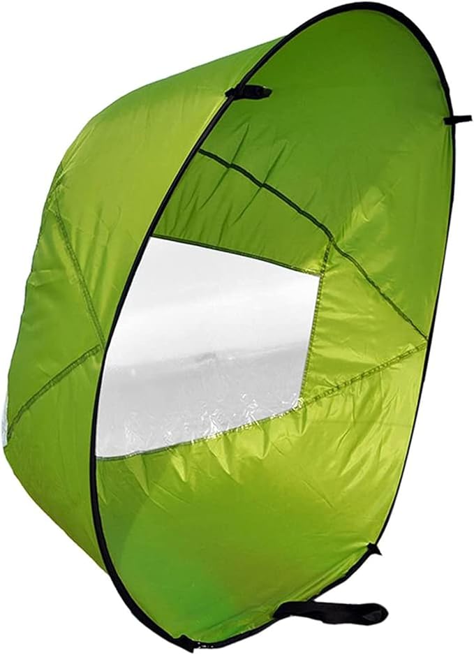 42in Sail Foldable Kayak Boat Wind Sail (Green)