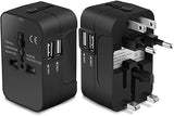 Worldwide All in One Universal Travel Adaptor with Dual USB Charging Ports