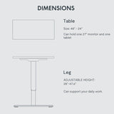 Height Adjustable Desk Table 140CM