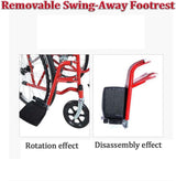 Portable Wheelchair Foldable Wheel Chair