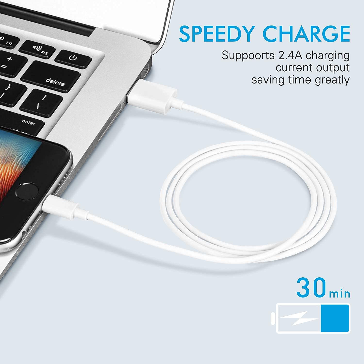 iPhone USB to Lightning Charging Cable 2m