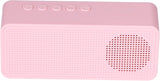 Digital Smart Alarm Clock With Bluetooth Speaker (Pink)