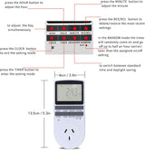 Mains Timer Electricity Plug Power Point
