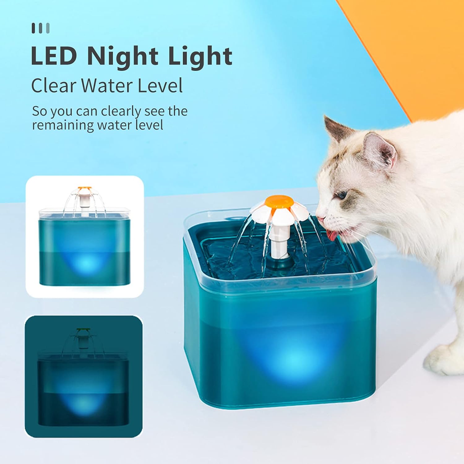 2L Automatic Electric Pet Water Fountain Dog Cat Feeder Bowl Dispenser