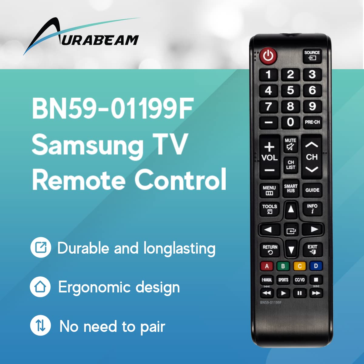 Replacement Remote compatible with Samsung TV Remote