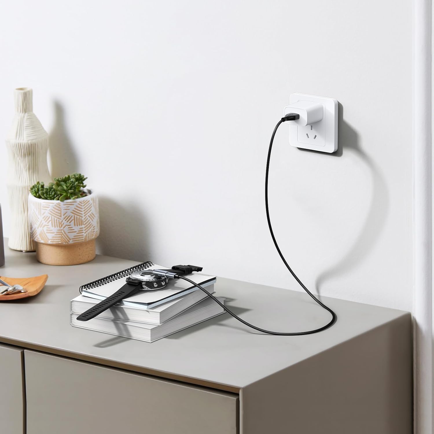 Lightning to Garmin Watch Charging Adapter Charger