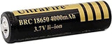 2 x 18650 Battery Rechargeable Battery