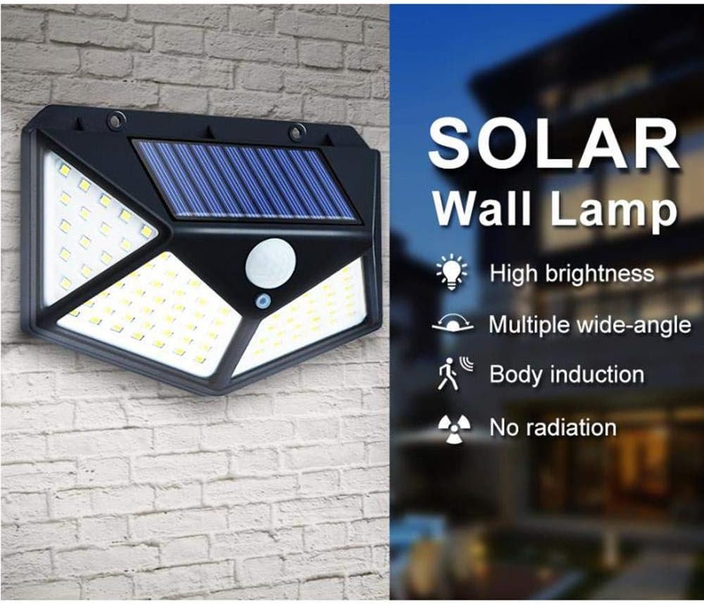 114 LED Solar Motion Outdoor Wall Light Automatic Light