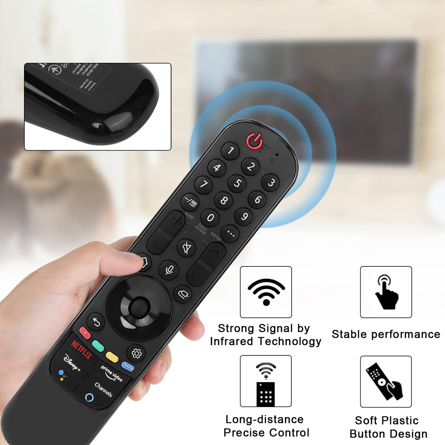 Replacement Remote compatible with LG TV Replacement remote control