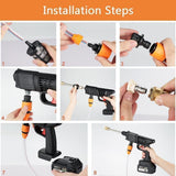 High Pressure Car Washer Foam Washer Rechargeable